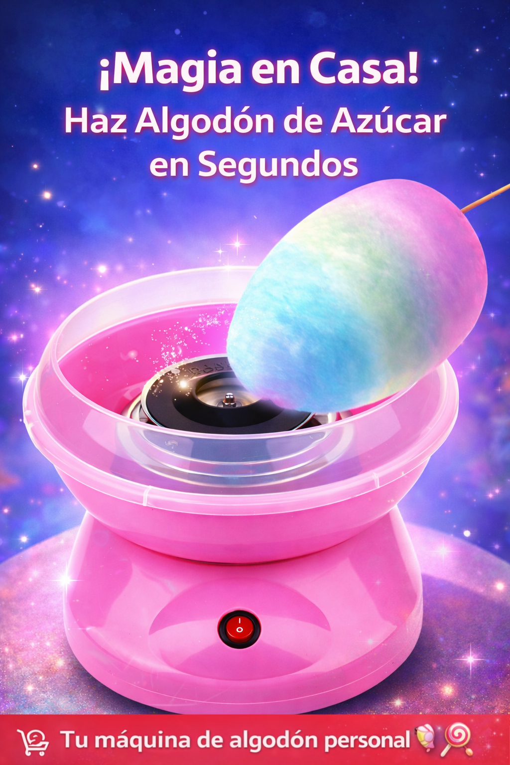 Cotton Candy Maker™ – Máquina de Algodón de Azúcar