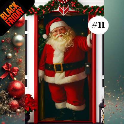 🎄Forros Navideños Úsalos Para Puertas y Mesas🎅