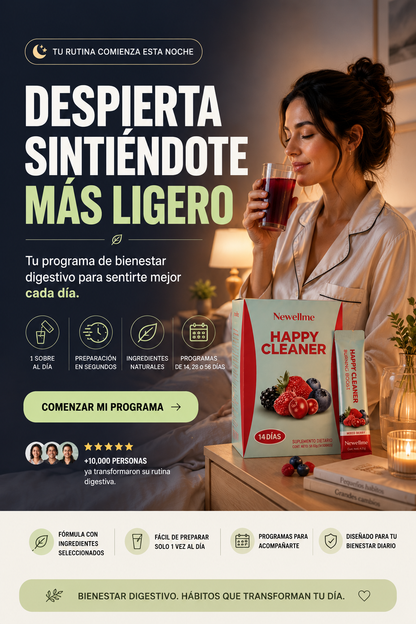 Happy Cleaner – Limpieza Digestiva en 14 Días