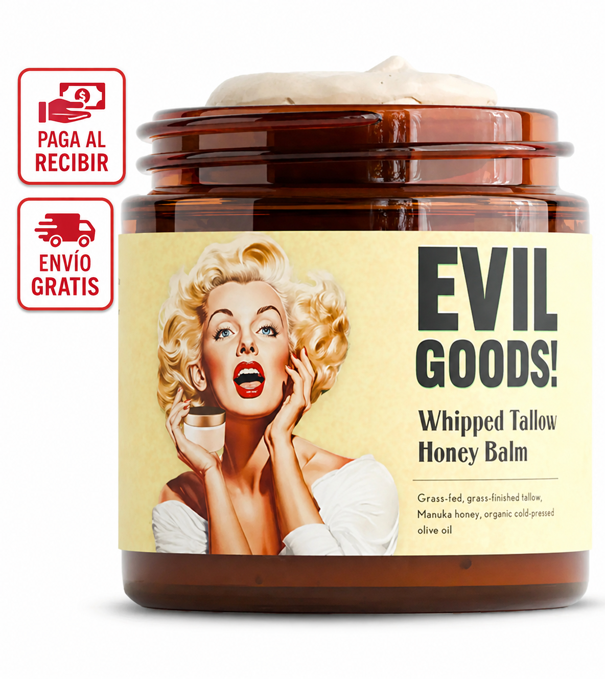 EvilGoods™ Bálsamo de Sebo de Res + Miel 🍯🐄