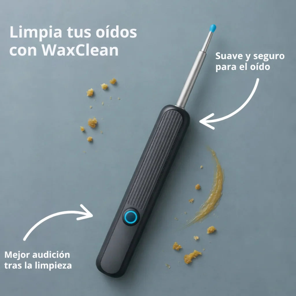 WaxClean® – Limpia tus oídos fácilmente desde casa