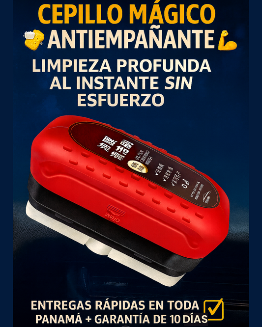 🧽Cepillo Mágico Antiempañante – Limpieza Profunda al Instante sin Esfuerzo💪